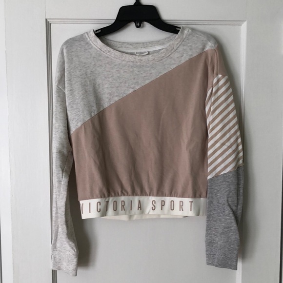 Victoria’s Secret Sports crop sweatshirt & coordinating sweatpants - Size Small - Picture 2 of 13